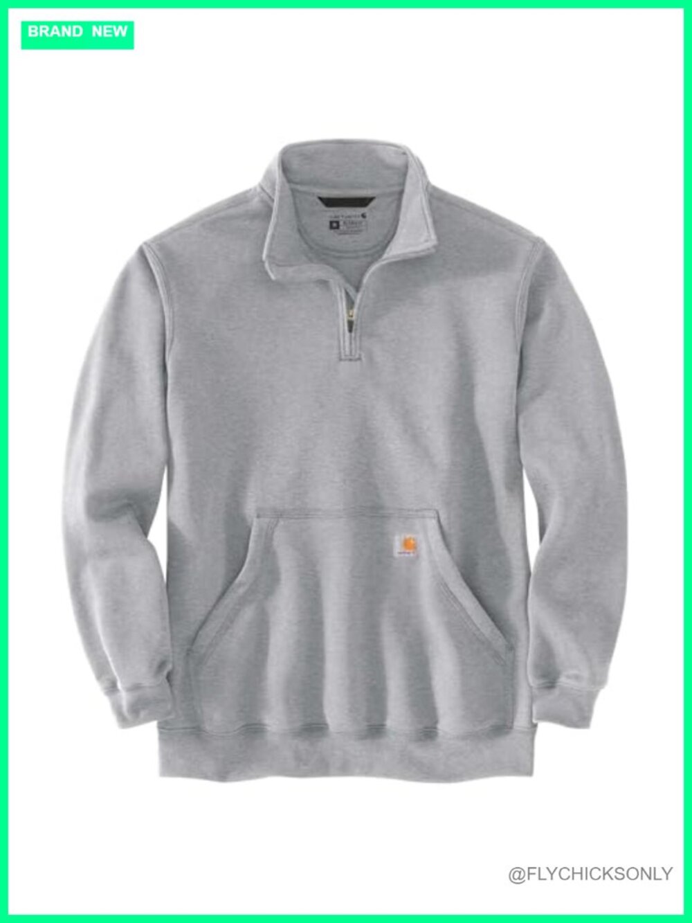 Carhartt Marquette 1/4-Zip Mock-Neck Sweatshirt Pullover